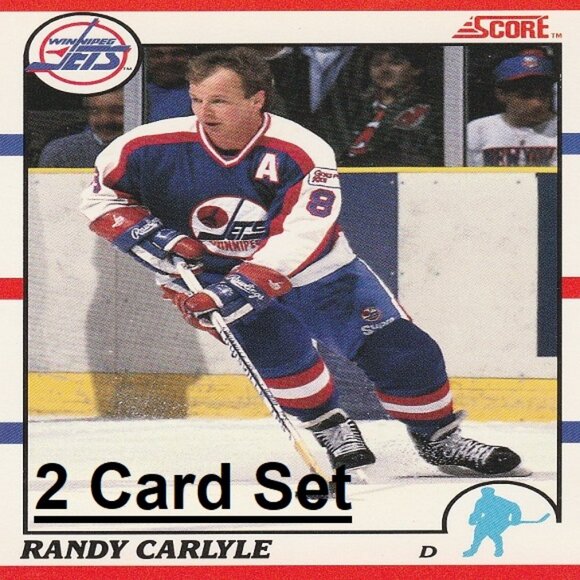 Randy Carlyle - Winnipeg Jets NHL Hockey Card Collection - Picture 1 of 3